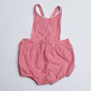 Janie and Jack Red Gingham 1 Piece 18-24M